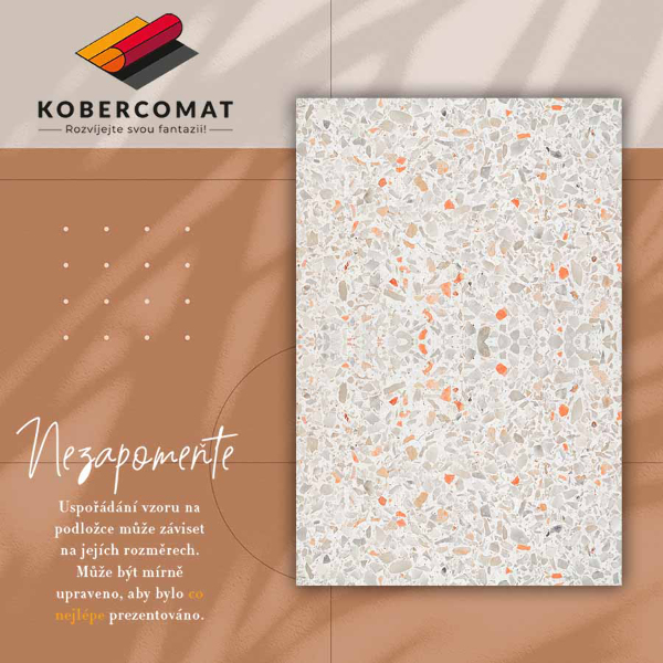 Vinylový koberec pro domácnost Mramor