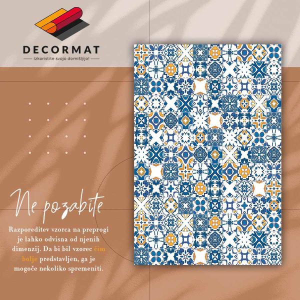 Univerzální vinylový koberec Marocké dlaždice