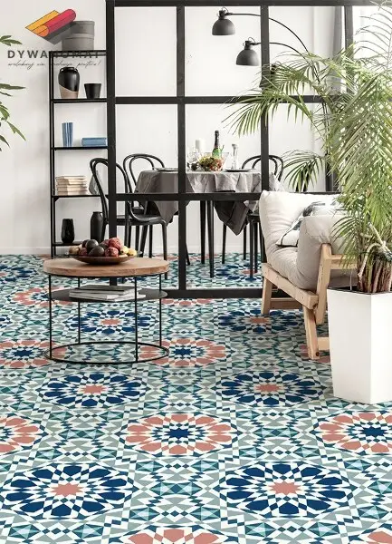 Módní vinylový koberec Marocký geometrie