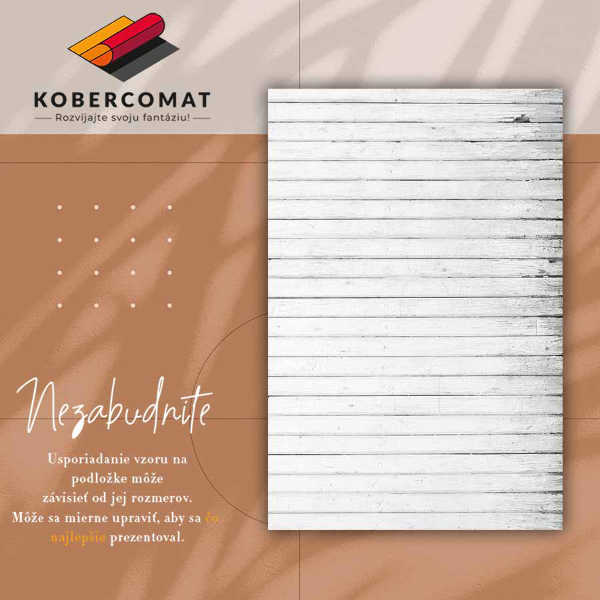 Vnitřní vinylový koberec Horizontální desky