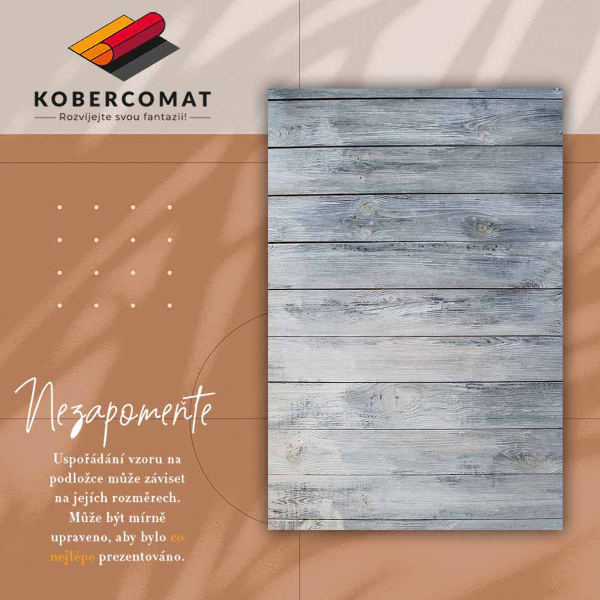 Vnitřní vinylový koberec Horizontální desky
