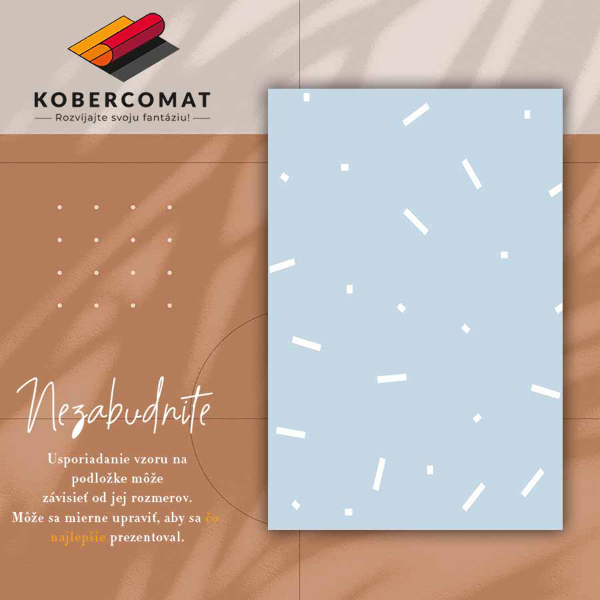 Vinylový koberec pro domácnost Čárky