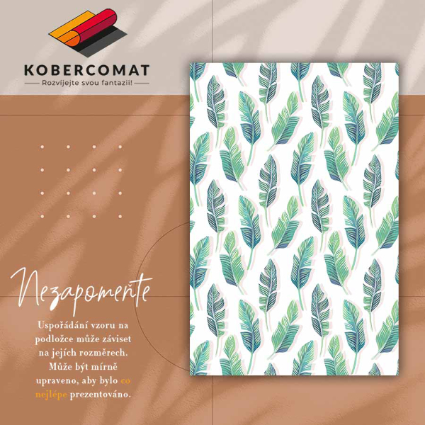 Vinylový koberec pro domácnost Tropické dopisy