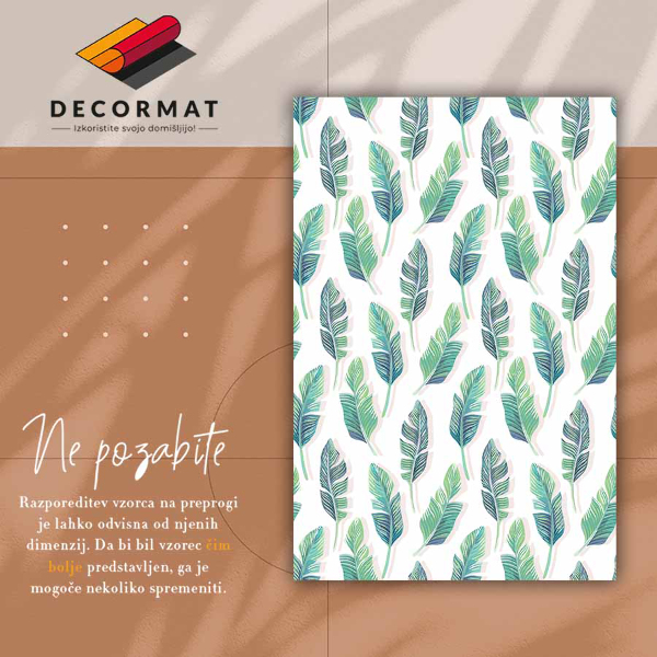 Vinylový koberec pro domácnost Tropické dopisy