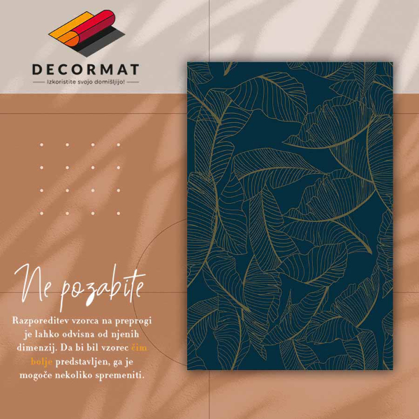 Vinylová rohož pro domácnost Skeletové dopisy