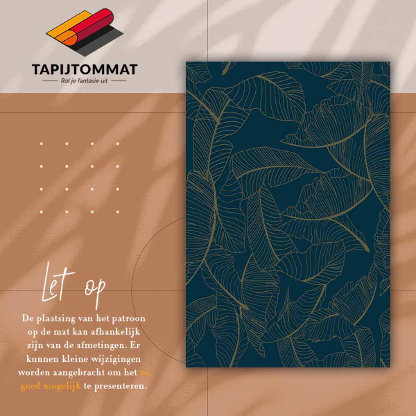 Vinylová rohož pro domácnost Skeletové dopisy