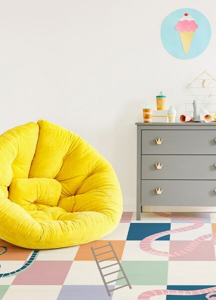 Vinylová rohož pro domácnost Žebřík a hadice