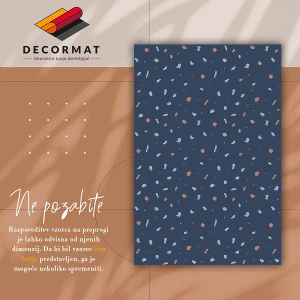 Univerzální vinylový koberec Abstraktní ciapki