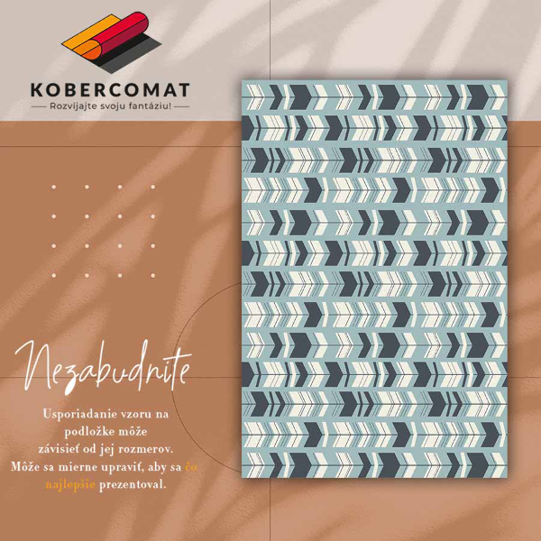 Univerzální vinylový koberec Indické šípy