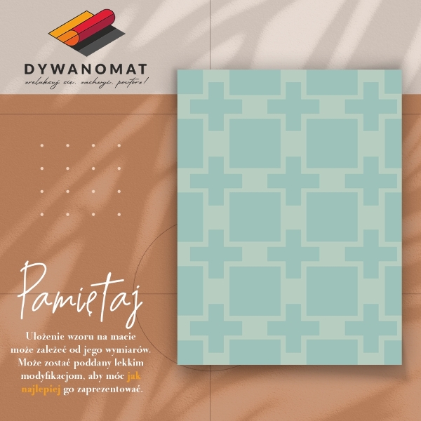 Univerzální vinylový koberec Geometrické kříže