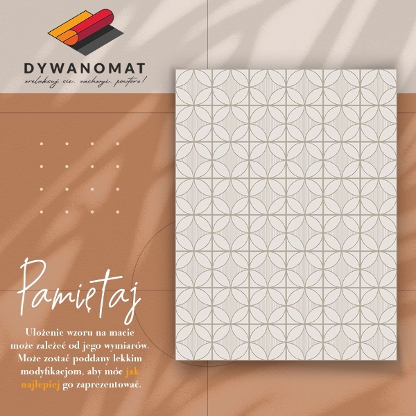 Vinylový koberec pro domácnost Geometrické kola