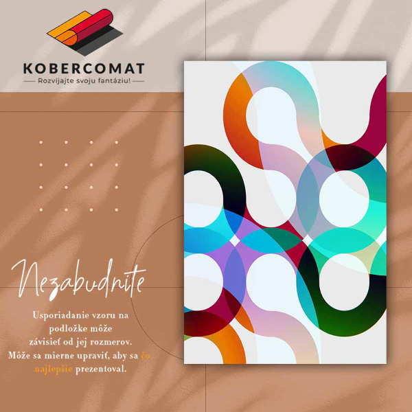 Vinylový koberec Abstraktní tvary