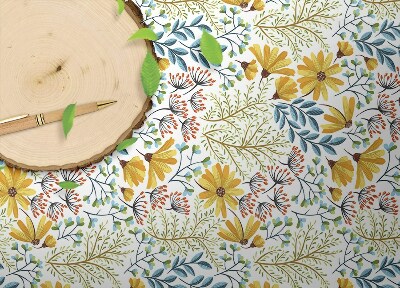 Módní univerzální vinylový koberec Jarní květiny