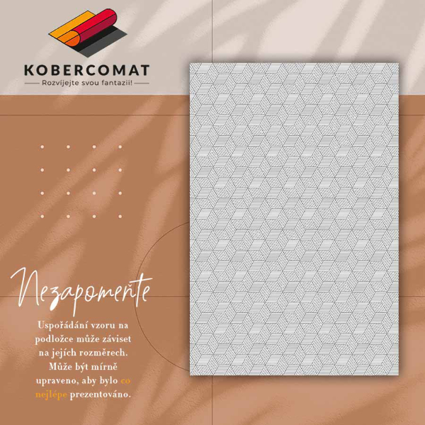 Univerzální vinylový koberec Geometrické kotník