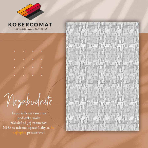 Univerzální vinylový koberec Geometrické kotník
