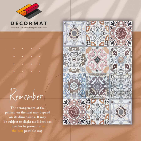 Módní vinylový koberec Portugalské dlaždice