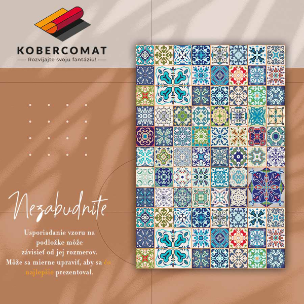 Módní univerzální vinylový koberec Portugalský vzor