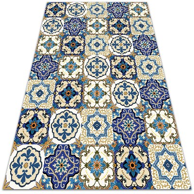 Módní vinylový koberec Portugalské dlaždice