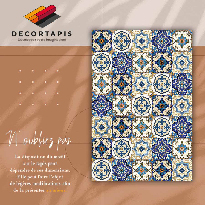 Módní vinylový koberec Portugalské dlaždice