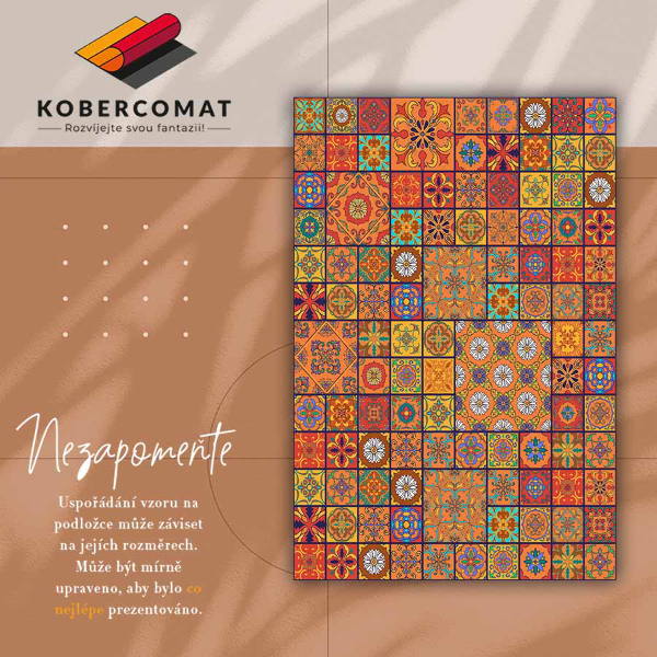Univerzální vinylový koberec Marocké dlaždice