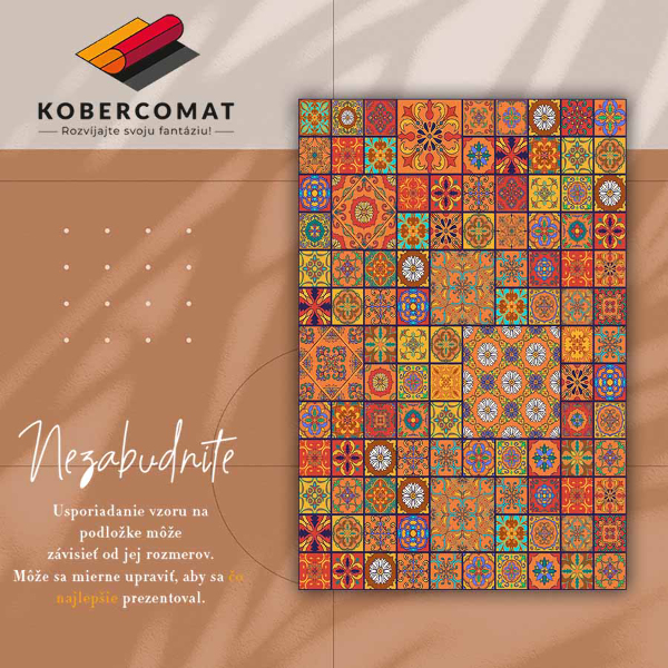 Univerzální vinylový koberec Marocké dlaždice