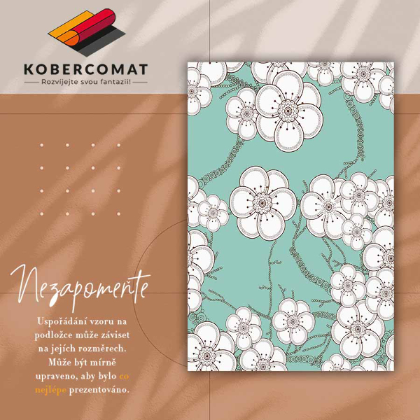 Vinylový koberec pro domácnost Geometrické pupeny
