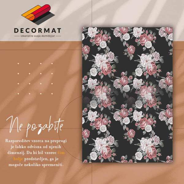 Vinylový koberec pro domácnost Růže