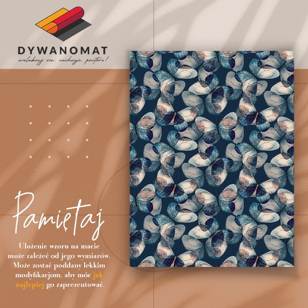 Vinylový koberec pro domácnost Motýli