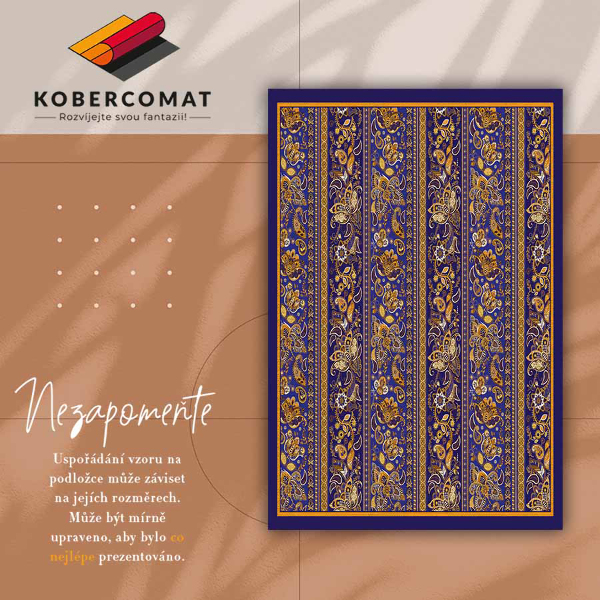 Vinylový koberec pro domácnost Vintage paisley