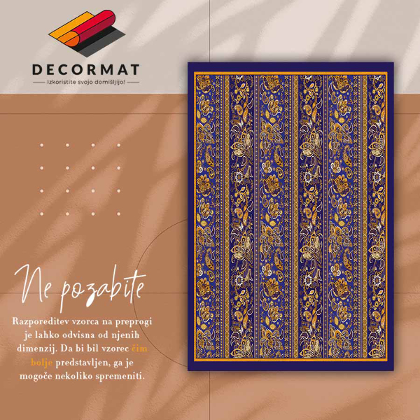 Vinylový koberec pro domácnost Vintage paisley