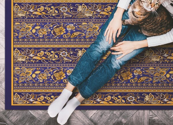 Vinylový koberec pro domácnost Vintage paisley