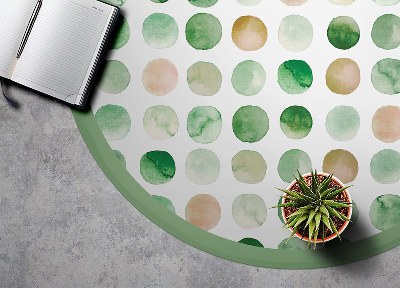 Módní univerzální vinylový koberec Akvarel tečky