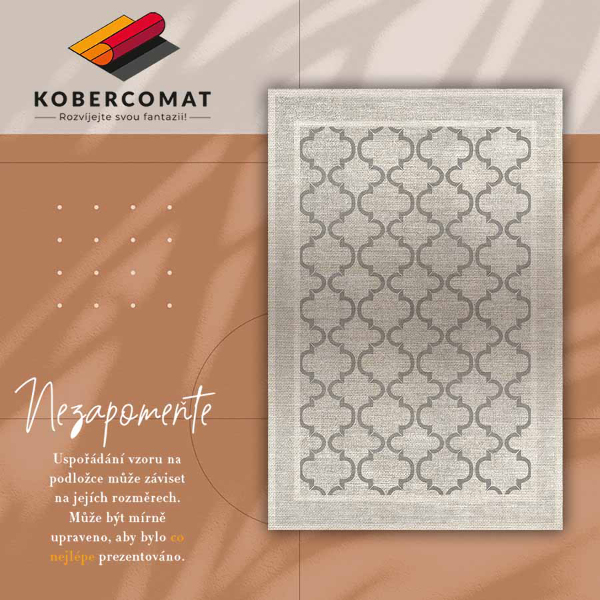 Vinylový koberec pro domácnost Marocký designu