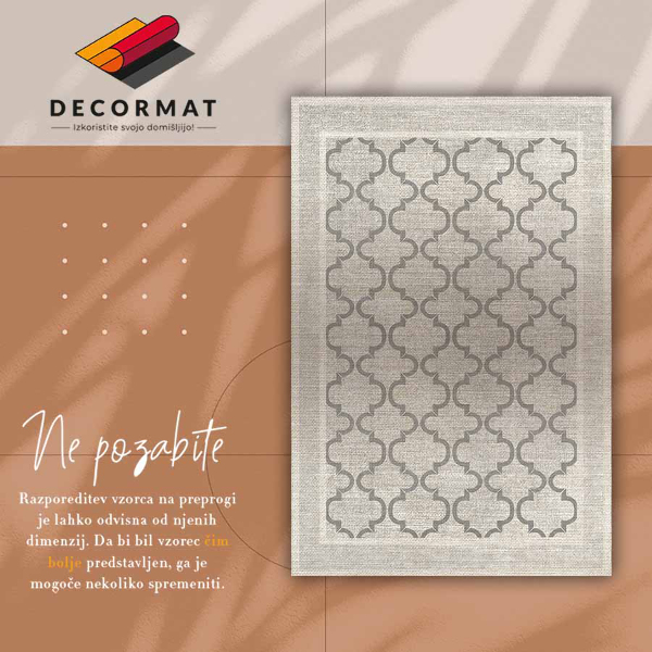 Vinylový koberec pro domácnost Marocký designu