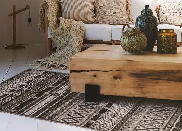 Vinylový koberec pro domácnost Indické vzory
