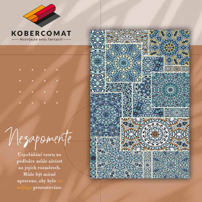 Vinylový koberec pro domácnost Mandala patchwork