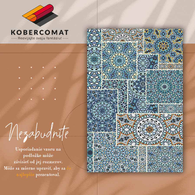 Vinylový koberec pro domácnost Mandala patchwork