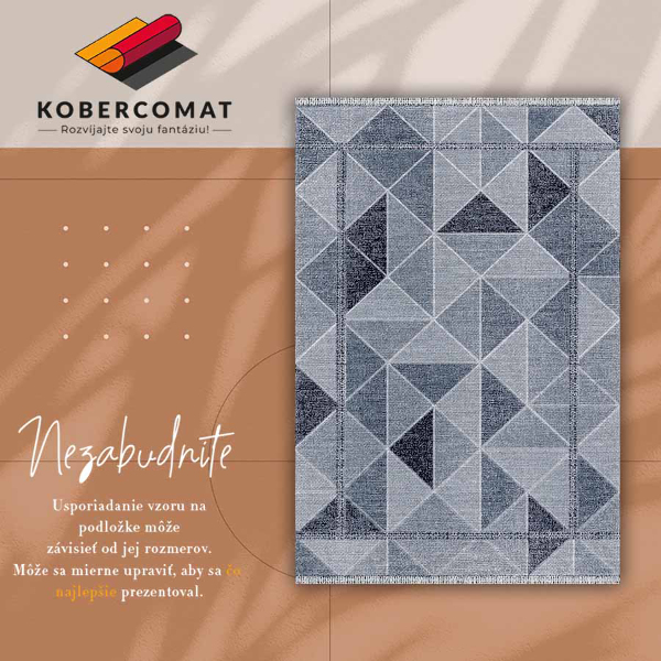 Vnitřní vinylový koberec 3d těles