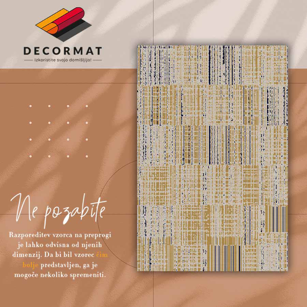 Módní vinylový koberec Klasický abstrakce