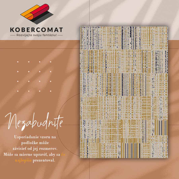 Módní vinylový koberec Klasický abstrakce