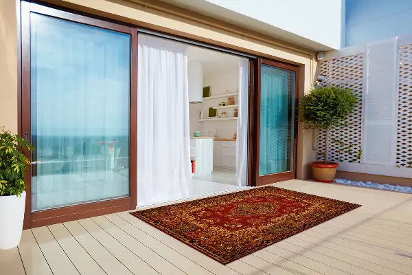 Moderní venkovní koberec Textura persian