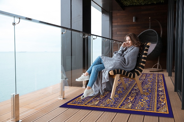Moderní venkovní koberec Vintage paisley
