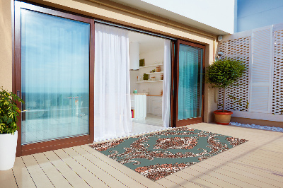 Moderní venkovní koberec Vinobraní paisley