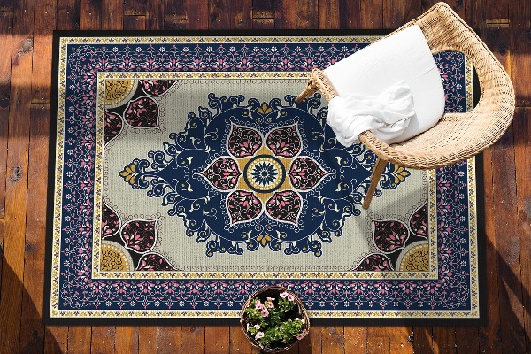 Krásný venkovní koberec Turecký orientální styl