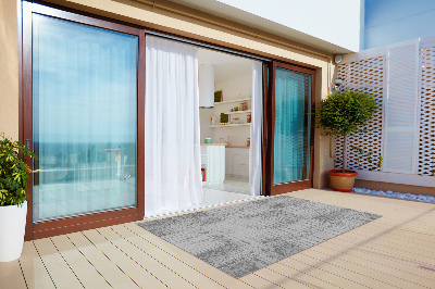 Moderní koberec na balkon Šedá mozaika