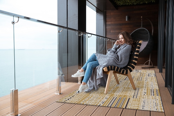 Koberec na balkon Classic abstrakce