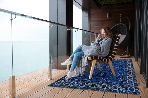 Moderní koberec na balkon Eastern styl