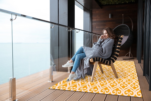 Venkovní zahradní koberec Žlutá designs