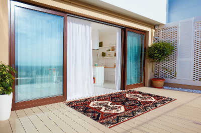 Moderní podlahová krytina na terase Vintage perský vzor