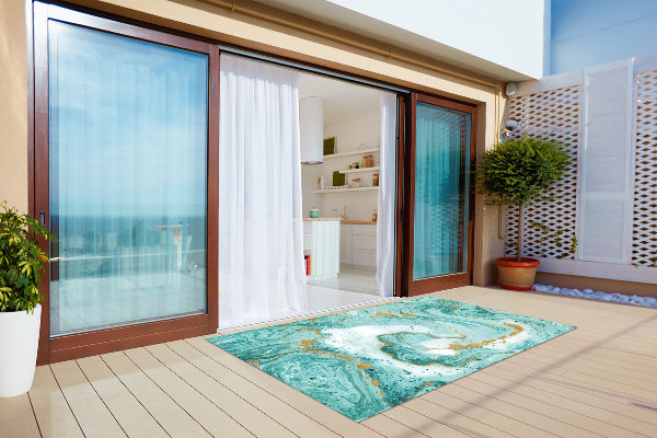 Zahradní koberec Mramorové vlny